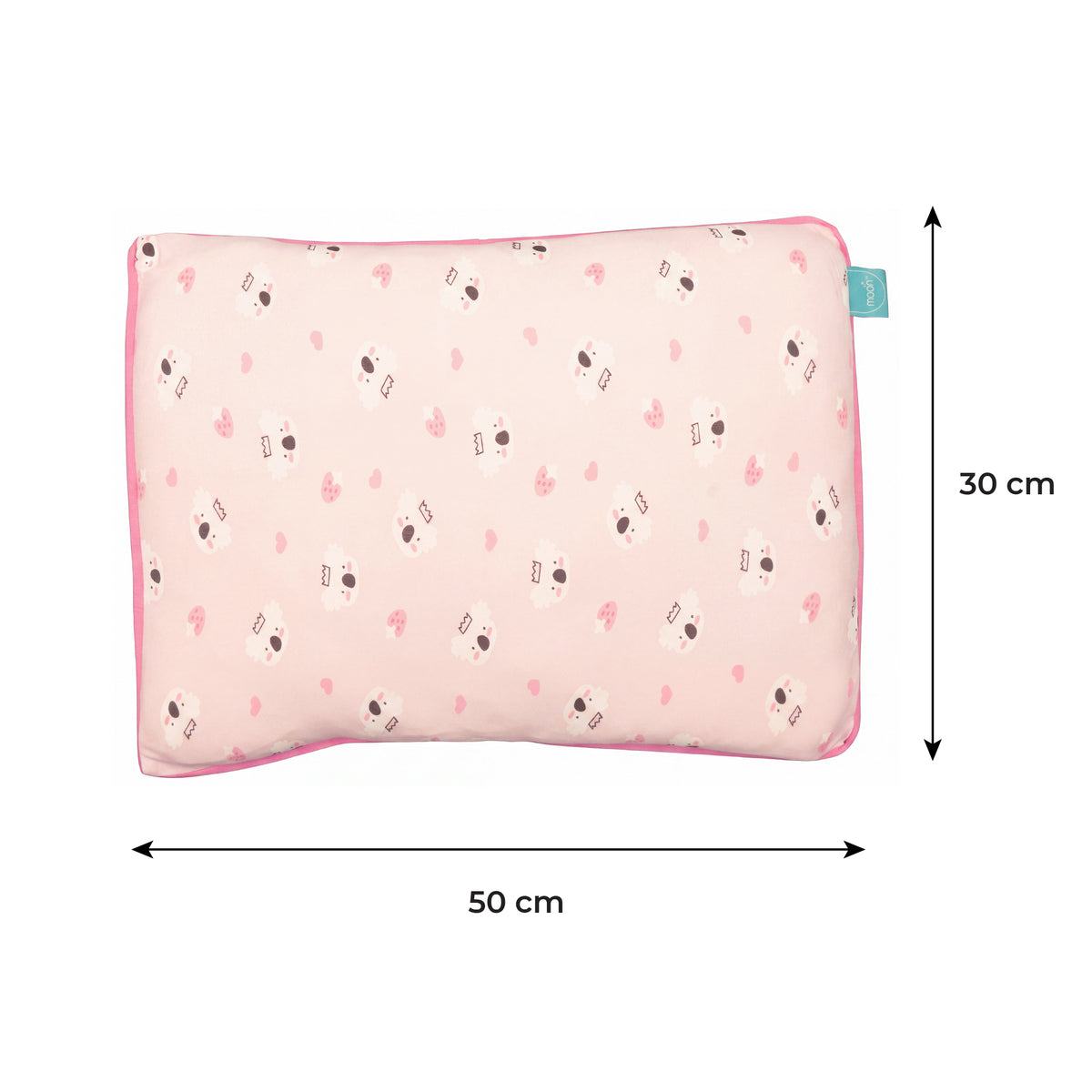 MOON Bamboo Toddler Pillow – Soft Cotton Kids Pillow