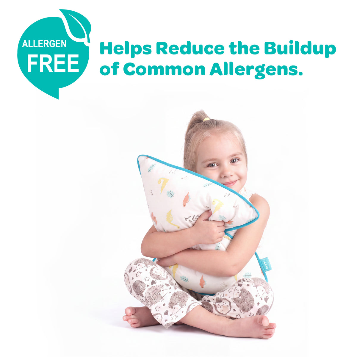 MOON Bamboo Toddler Pillow – Soft Cotton Kids Pillow