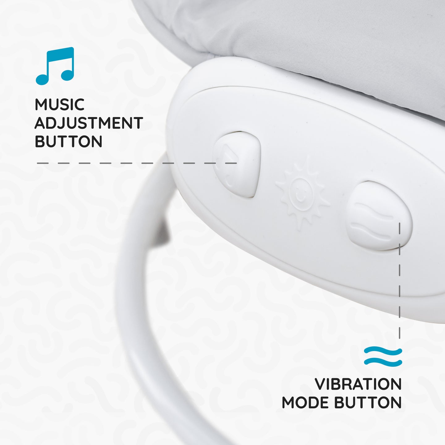 MOON Hopper Baby Bouncer  - Blue