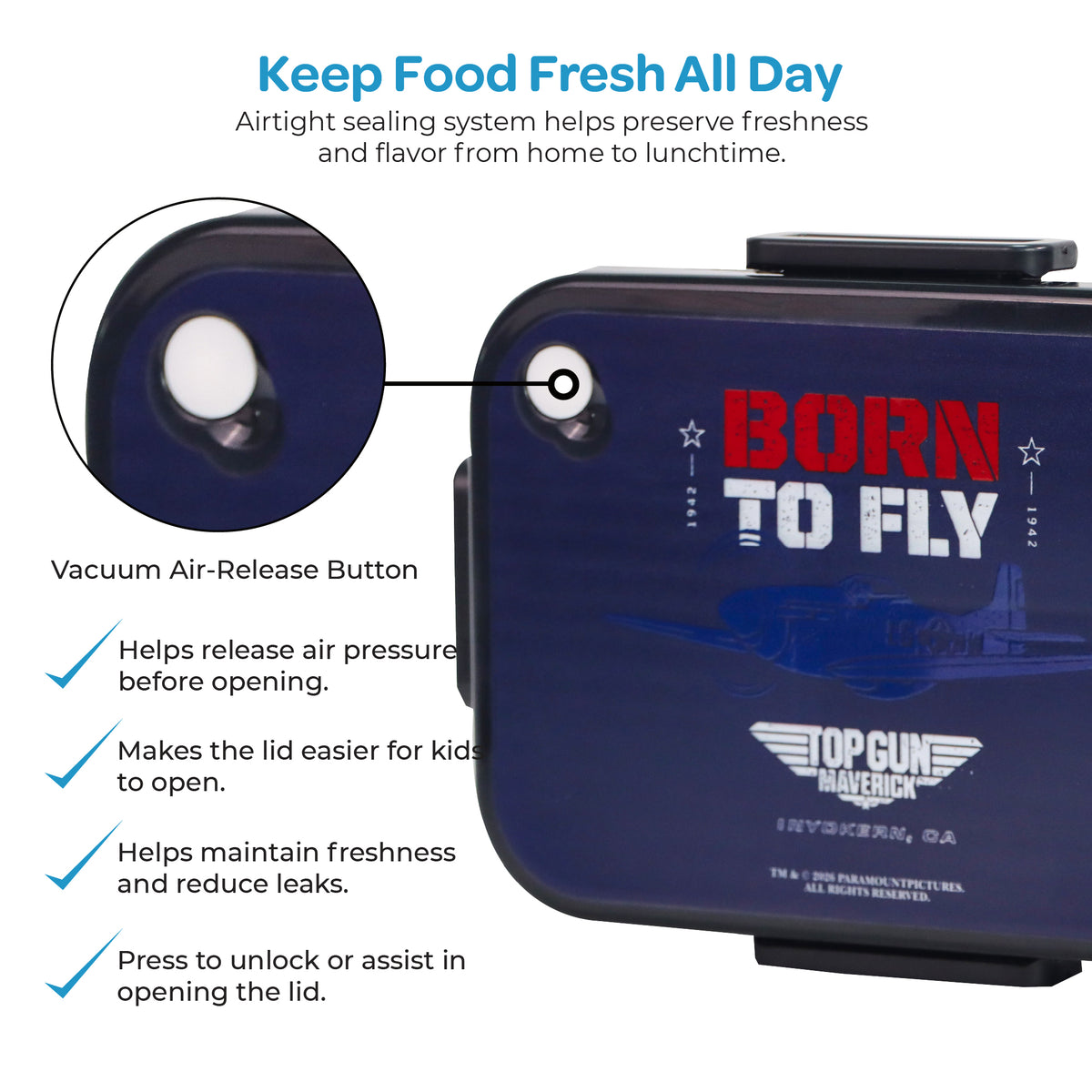 MOON Top Gun Kids Lunch Box — The Moon Brand product image