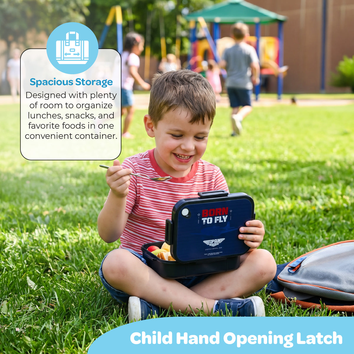 MOON Top Gun Kids Lunch Box — The Moon Brand product image
