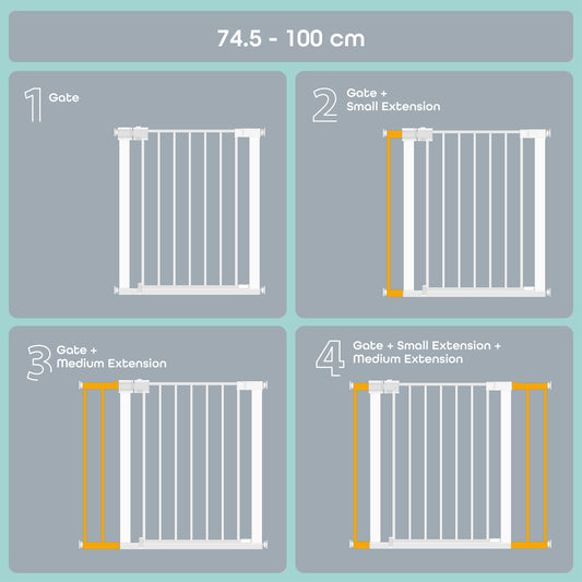MOON Safety gate 74.5-100 cm
