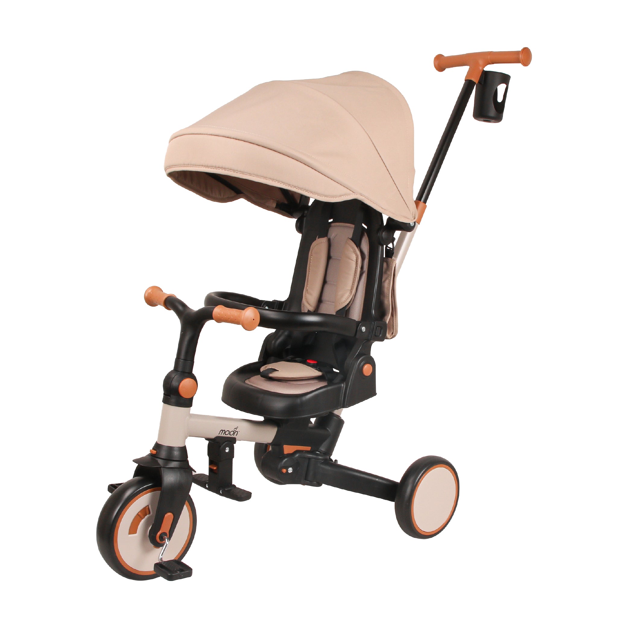 MOON Spinzy 7-in-1 Convertible Baby Tricycle for Kids 1-6 Years