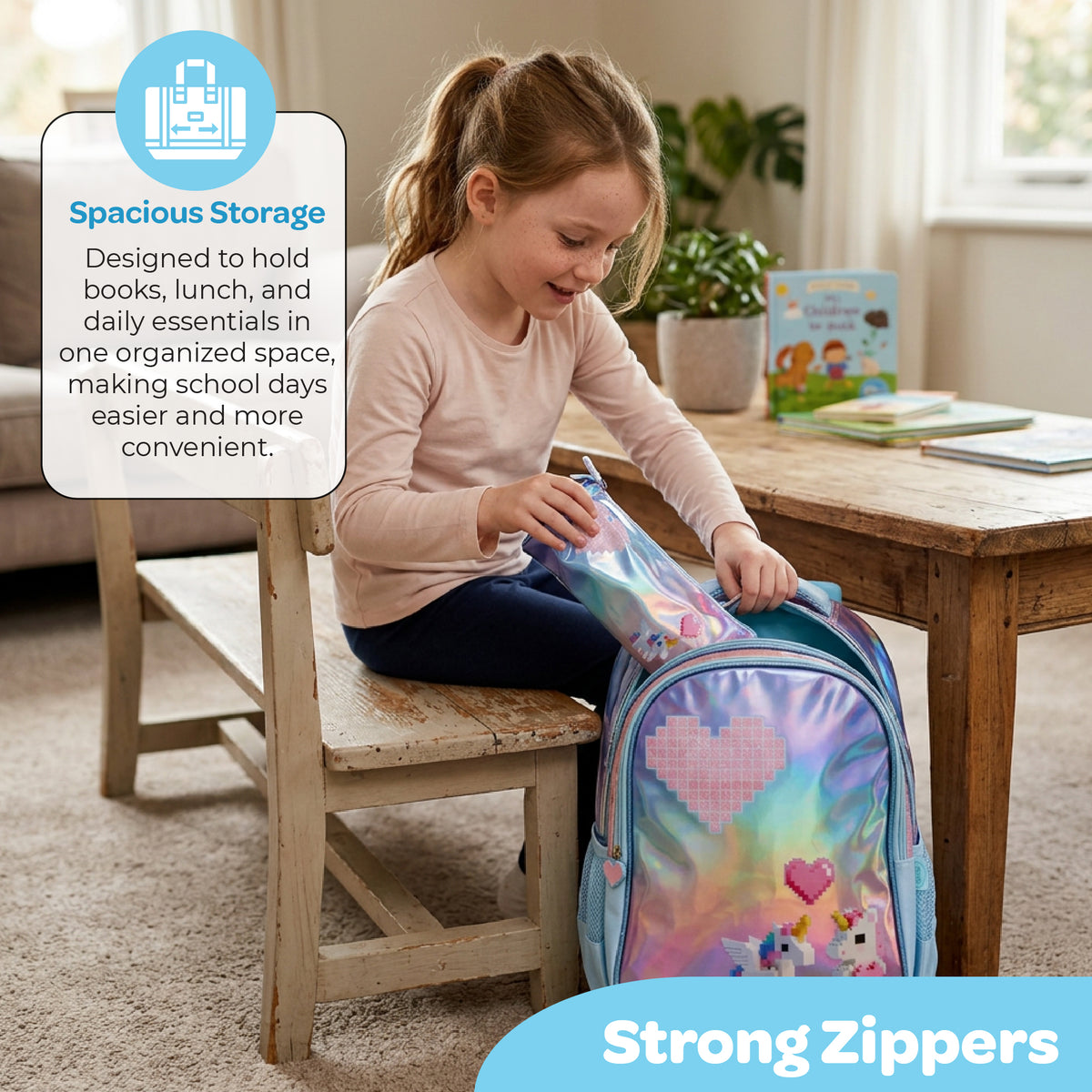 MOON Unicorn 3 in 1 Kids Trolley Set