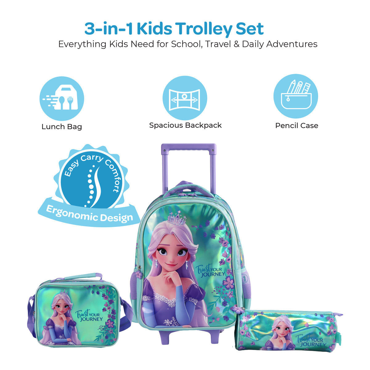 MOON Elsa 3 in 1 Trolley Set