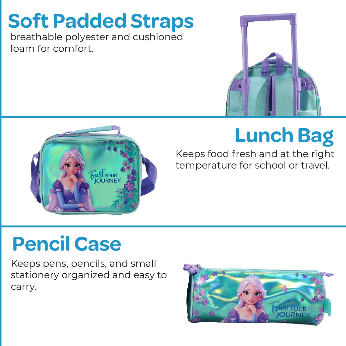 MOON Elsa 3 in 1 Trolley Set
