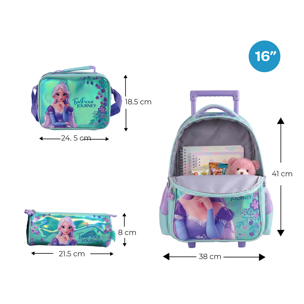 MOON Elsa 3 in 1 Trolley Set