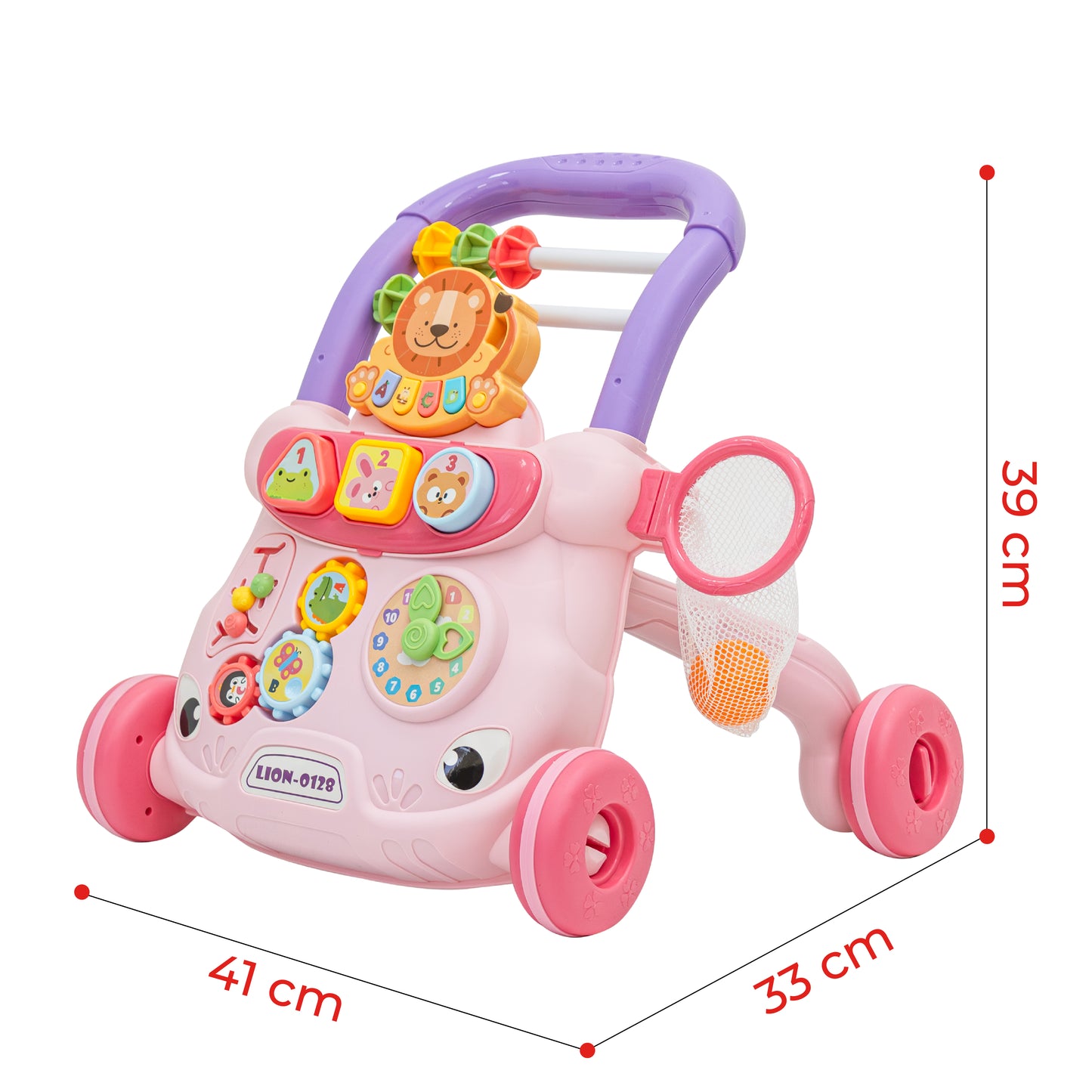 MOON Baby Push Activity Walker-Blue