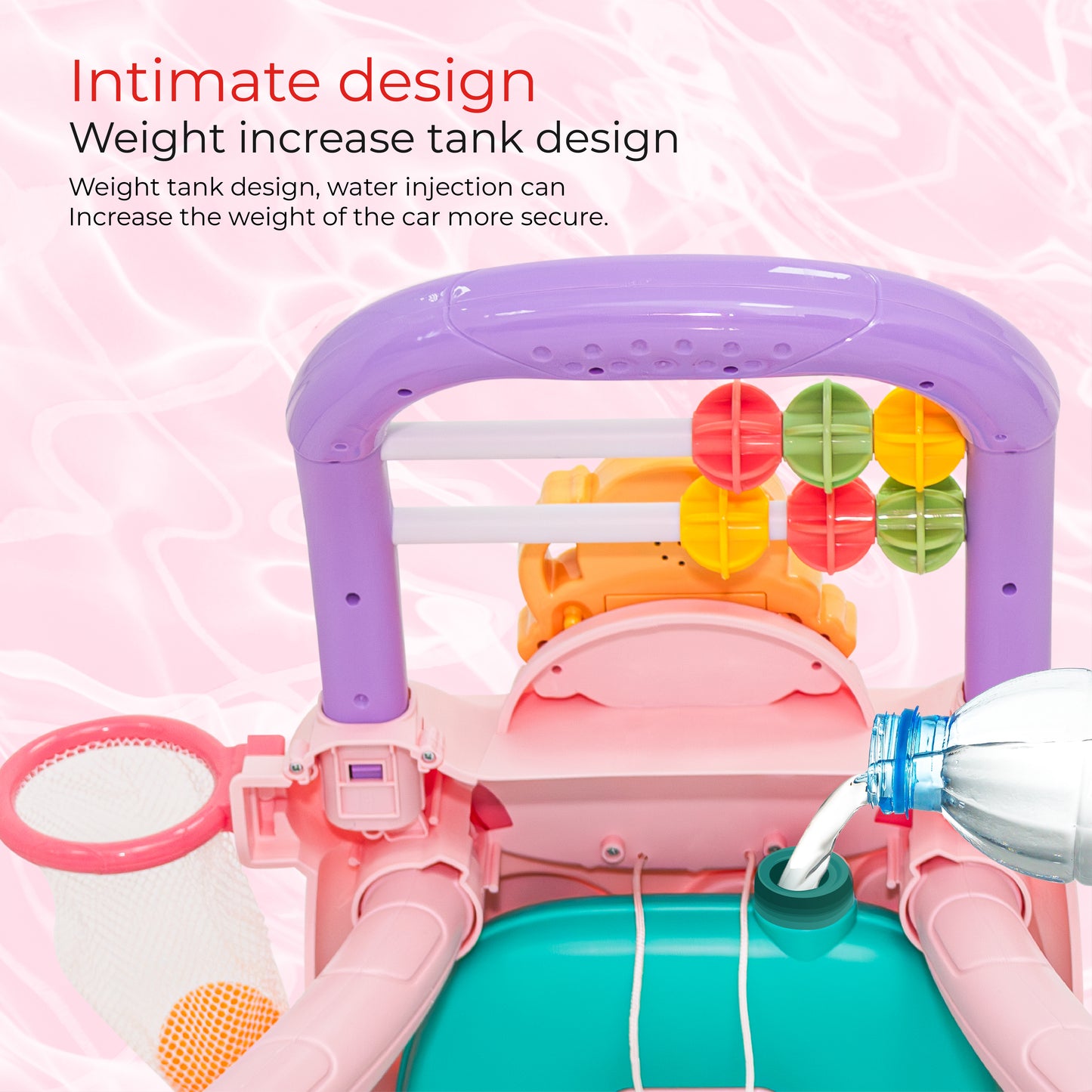MOON Baby Push Activity Walker-Blue