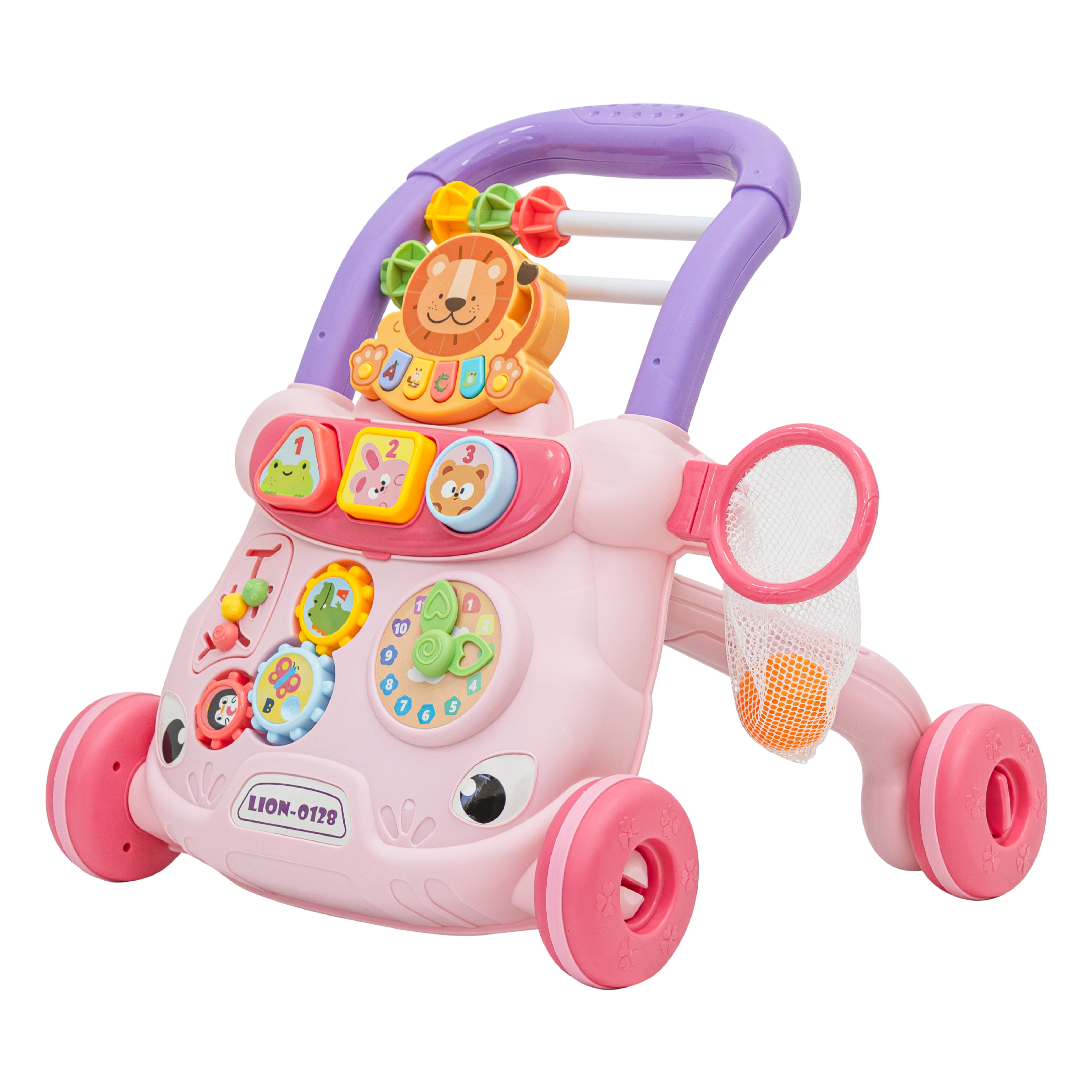 MOON Baby Push Activity Walker- Pink