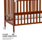 MOON Wooden Portable Crib Brown / Baby Crib Organizer  / Crib & Pram Mattress (Classic Foam Moses Basket Mattress)
