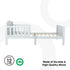Wooden Toddler Bed(143 x 73 x 60)-Natural wood