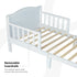 Wooden Toddler Bed(143 x 73 x 60)-Natural wood