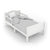 Wooden Toddler Bed(143 x 73 x 60)-Natural wood