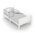 Wooden Toddler Bed(143 x 73 x 60)-Natural wood