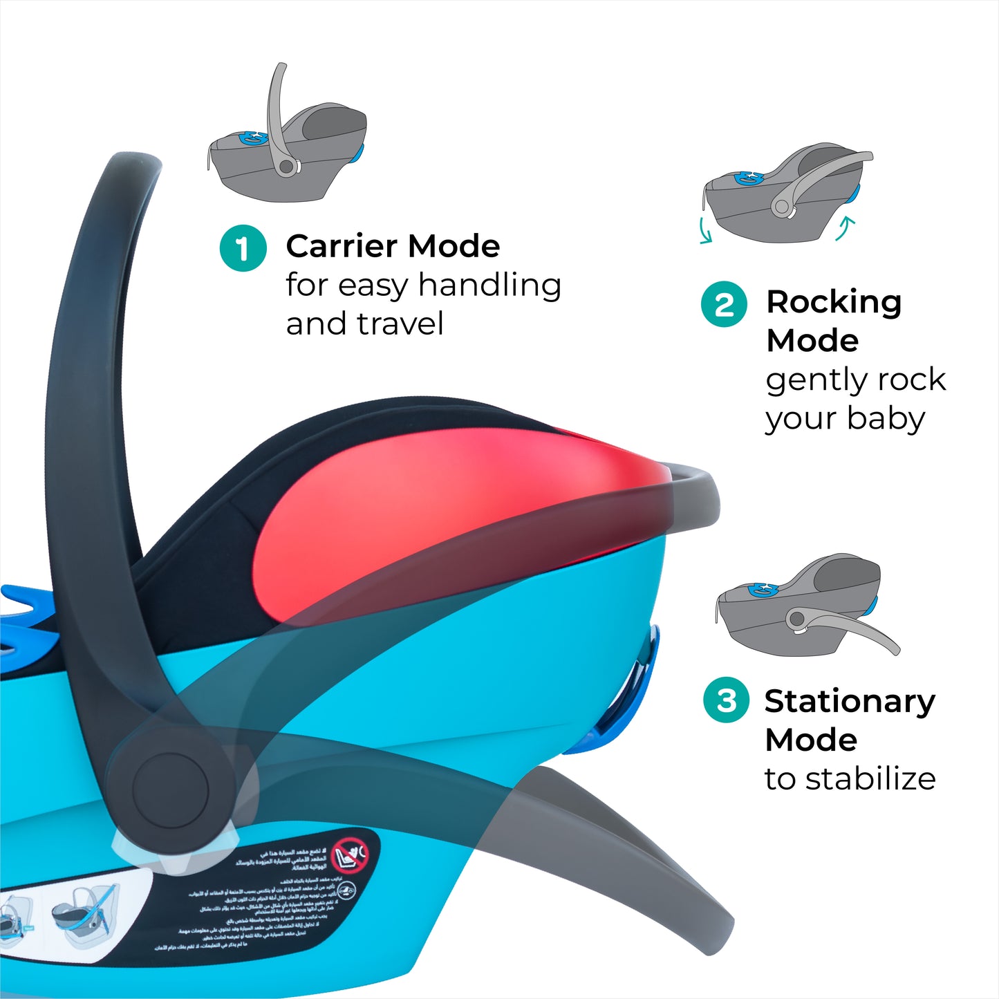 MOON Bibo Baby Carrier/Car Seat