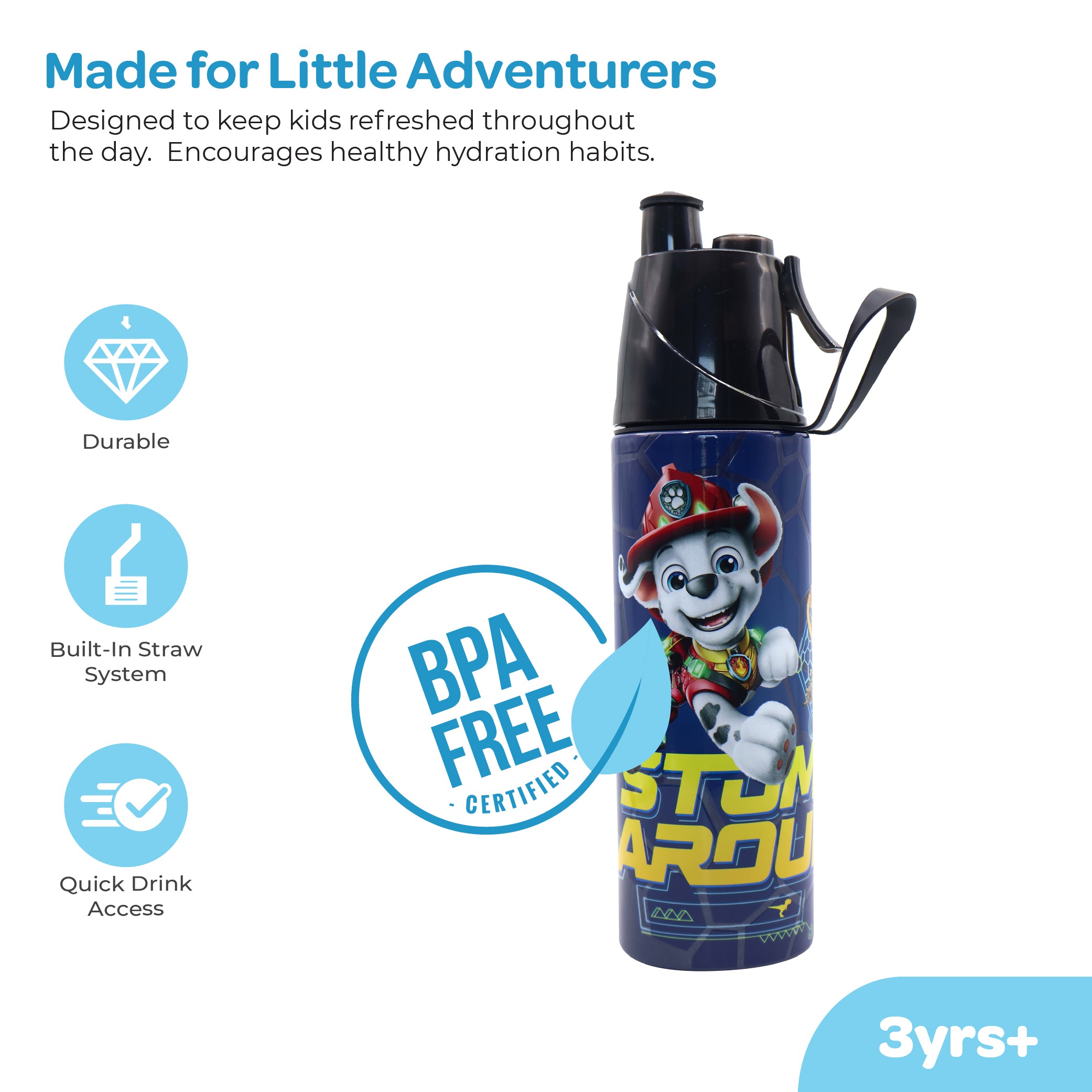 MOON Kids Mist Spray Water Bottle 500ml