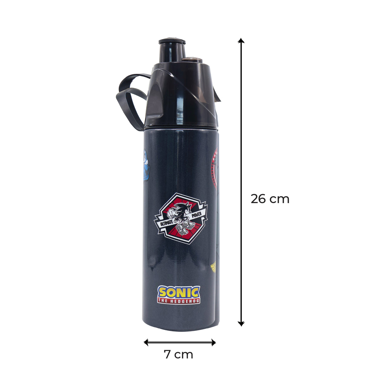 MOON Sonic Kids Spray Mist Water Bottle 500ml