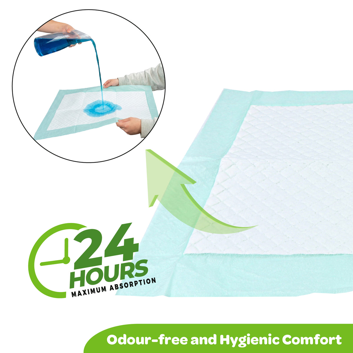 MOON Pawzi Pet Training Pads – Super Absorbent