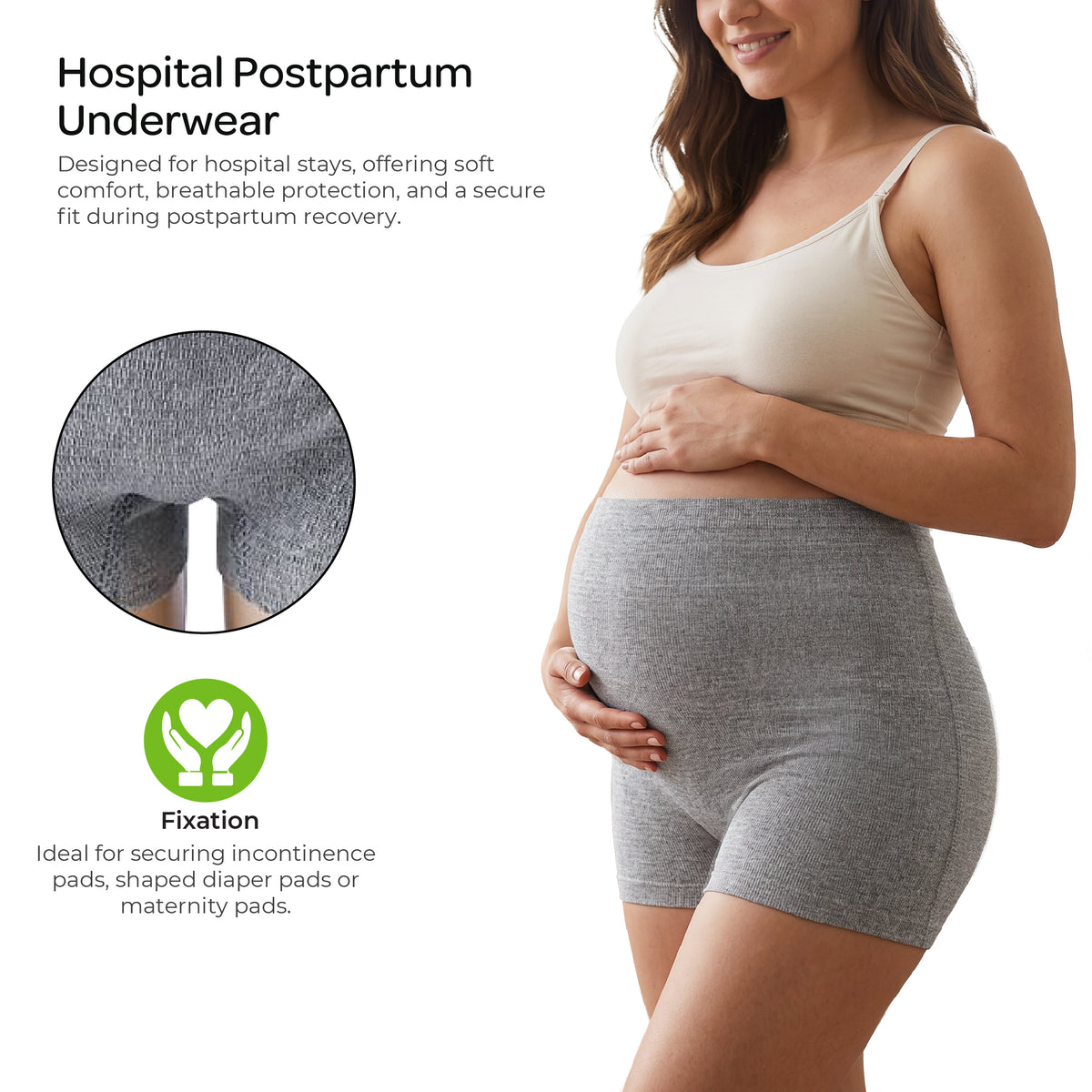 MOON Disposable Postpartum Underwear – Grey