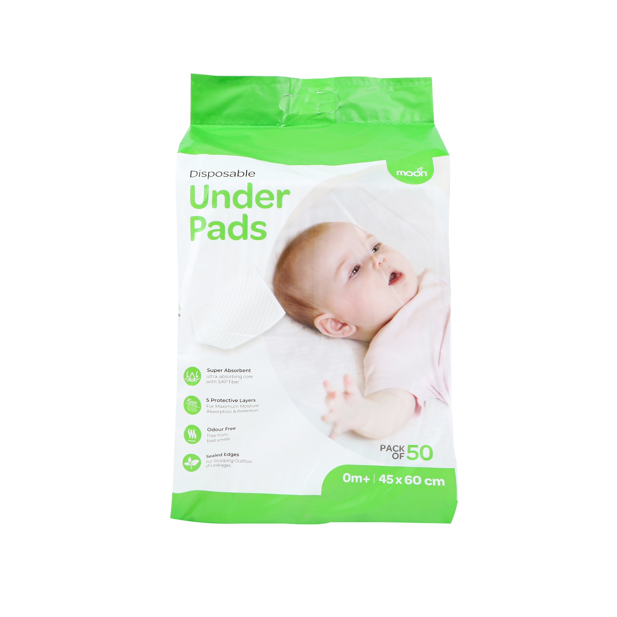 MOON Disposable Baby Under pads – Ultra Absorbent