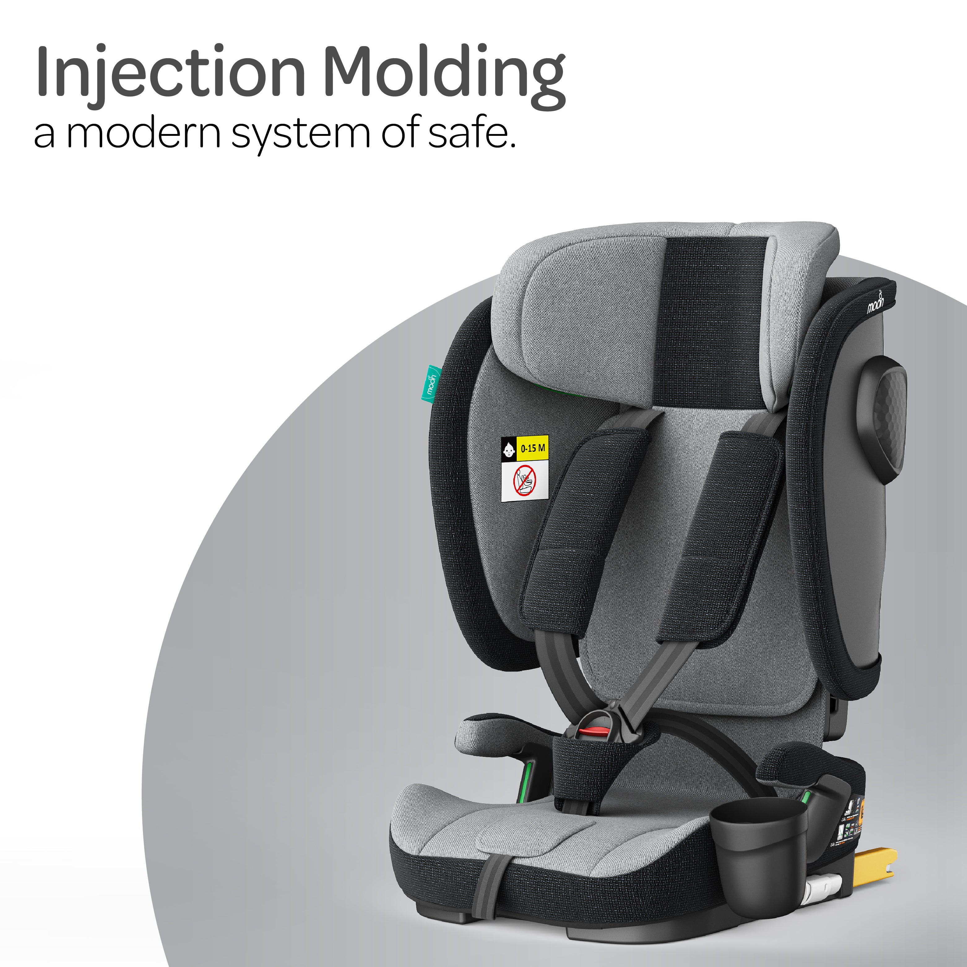 MOON Folda Max ECE R129 i-Size Foldable Car Seat with ISOFIX & Top Tether - The Moon Brand™