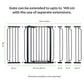 MOON Secura Safety Gate with 10cm extension