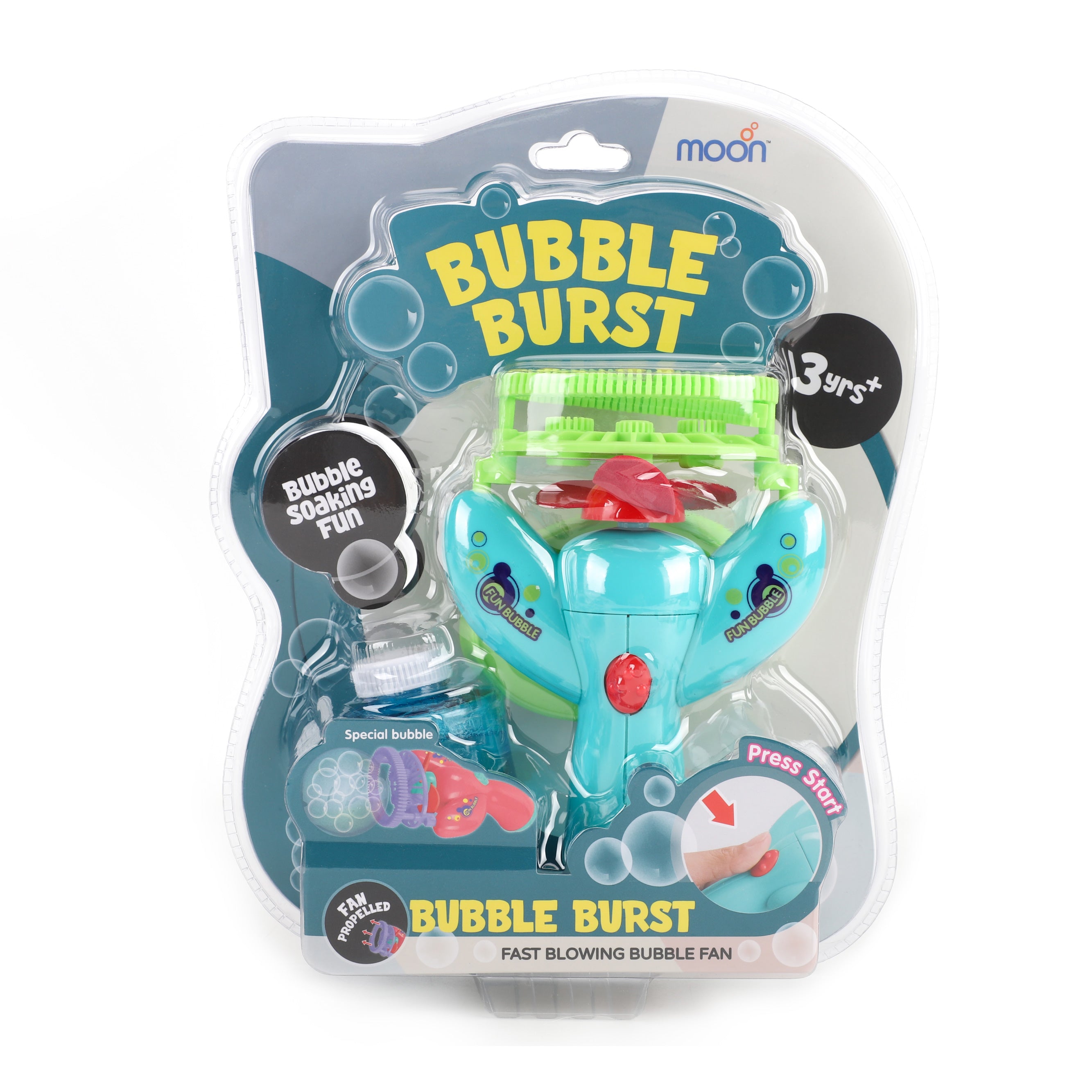 MOON Bubble Storm Bubble toys- Green
green