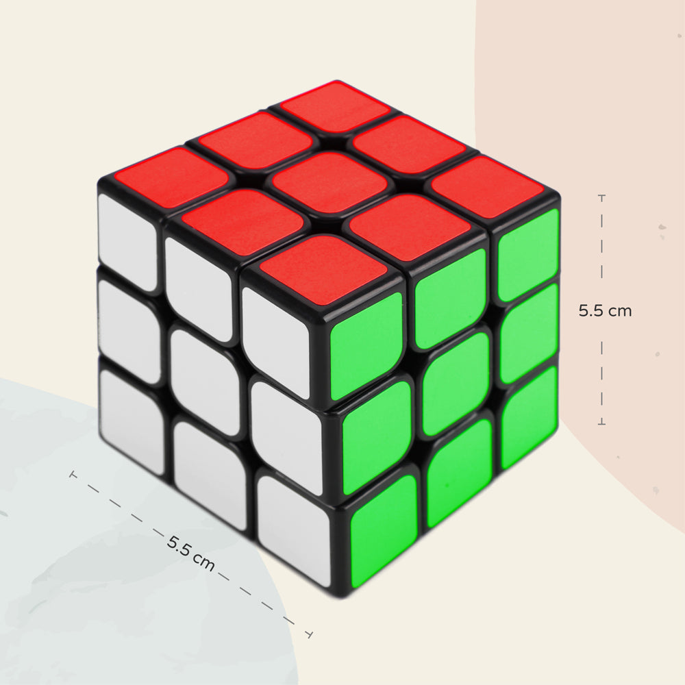 MOON 5.6cm Magic Cube,black and white 
mixed