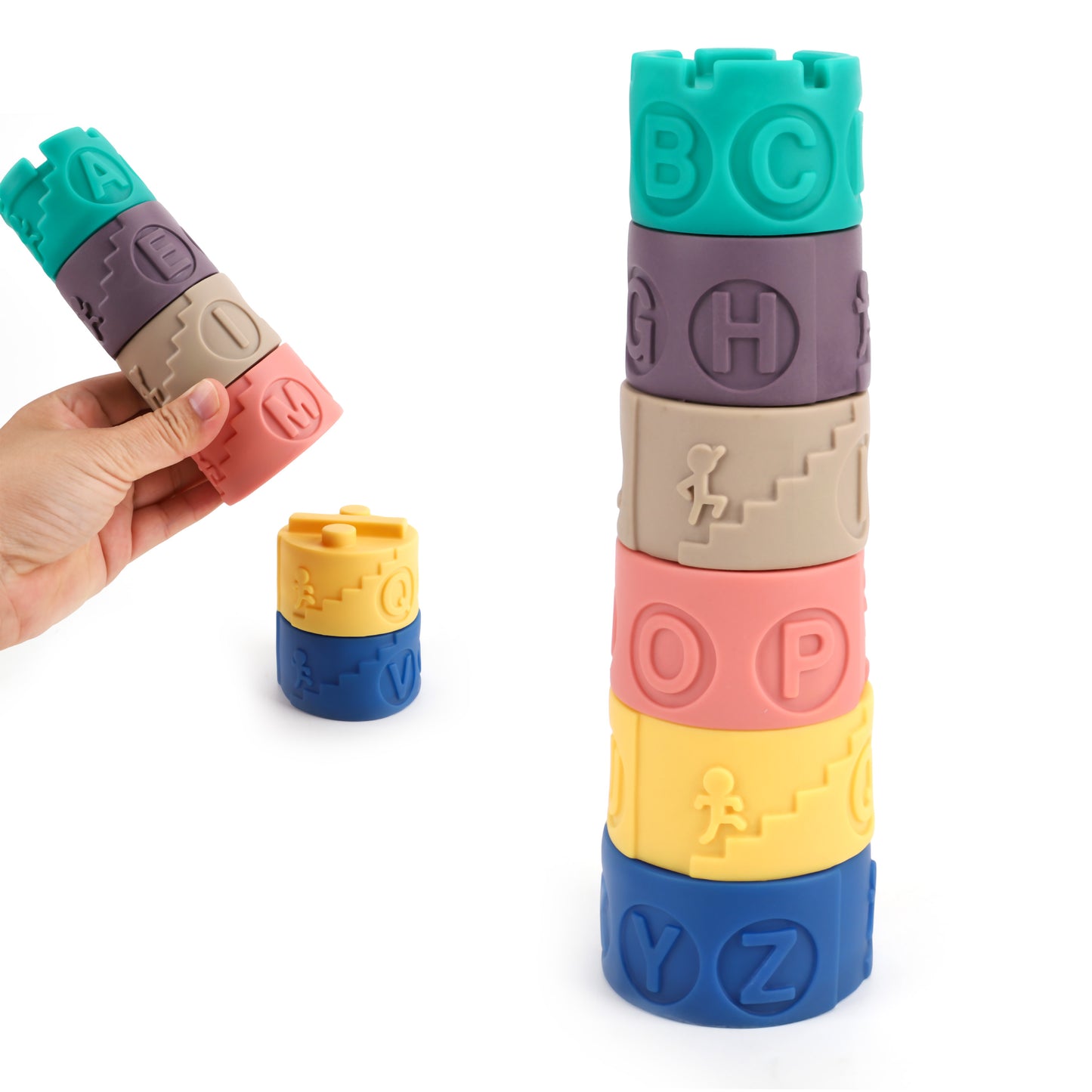 MOON baby alphabet colorful blocks
