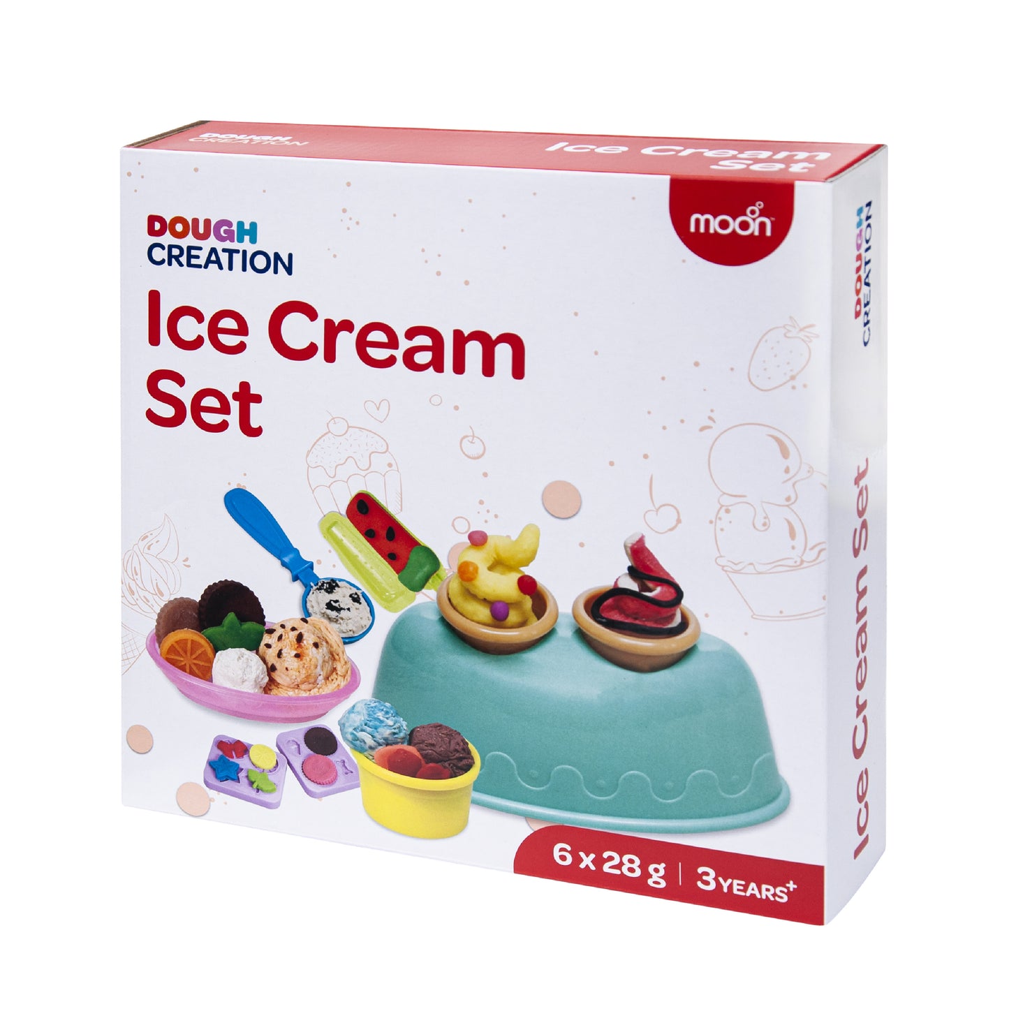 MOON Kid's Dough Candies Set-6 x 1oz dough bag.