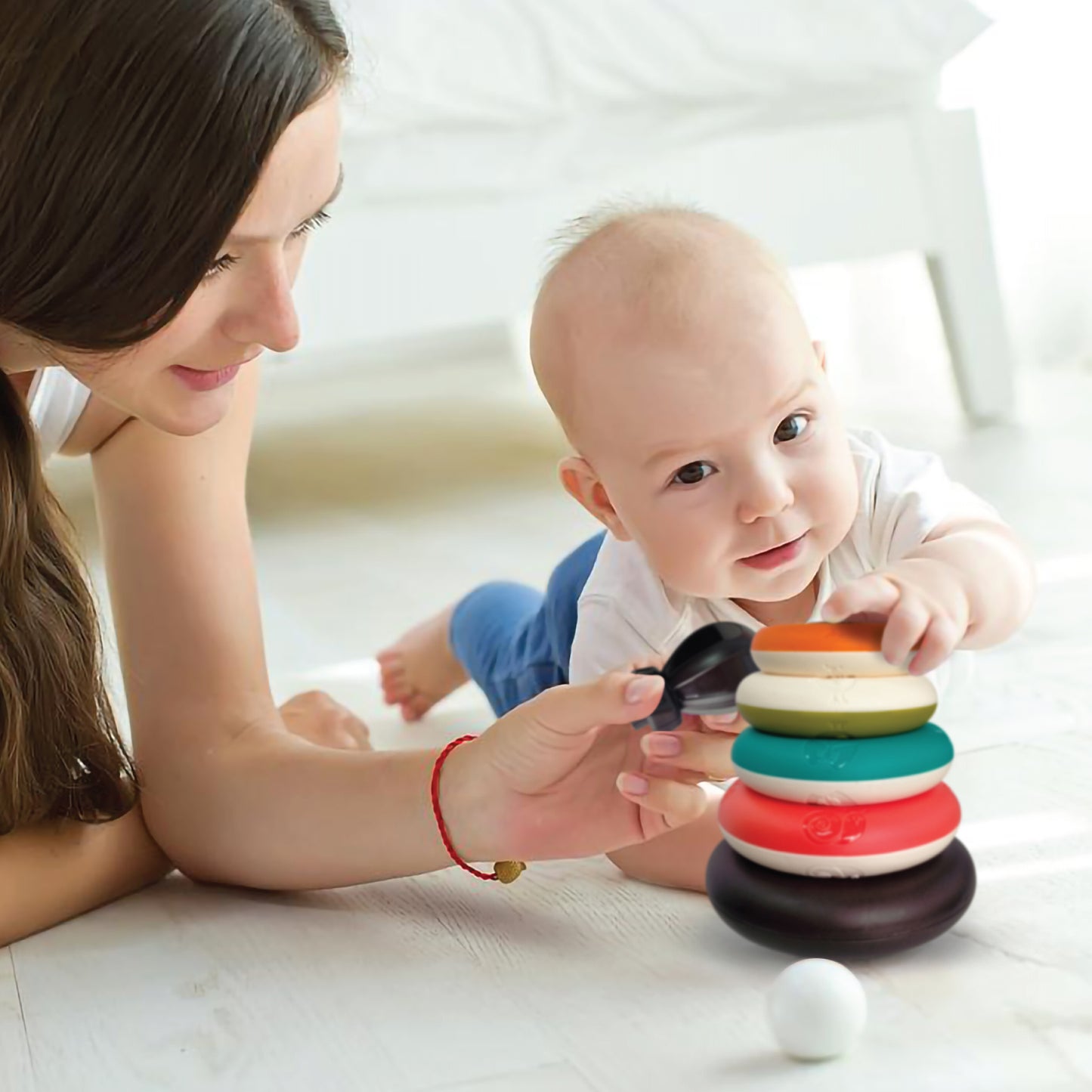 MOON Tumbler stacking rings toy