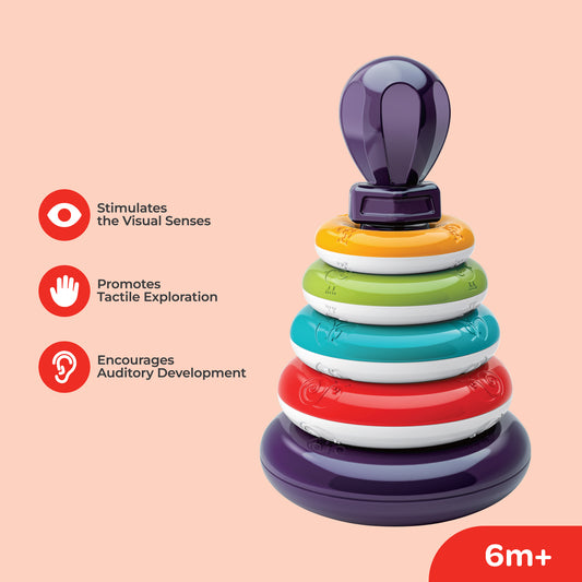 MOON Tumbler stacking rings toy