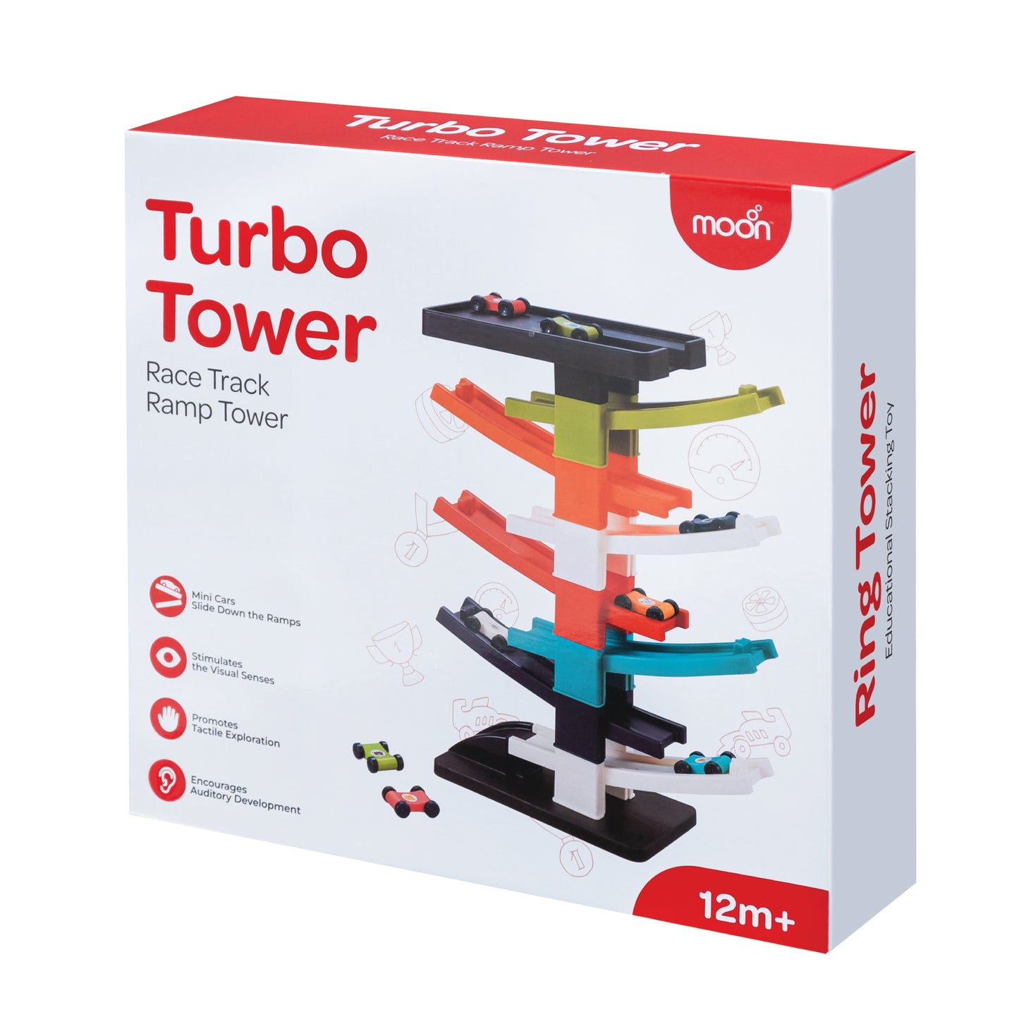 MOON Car ramp racer toys