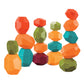 MOON Colorful balancing stone block