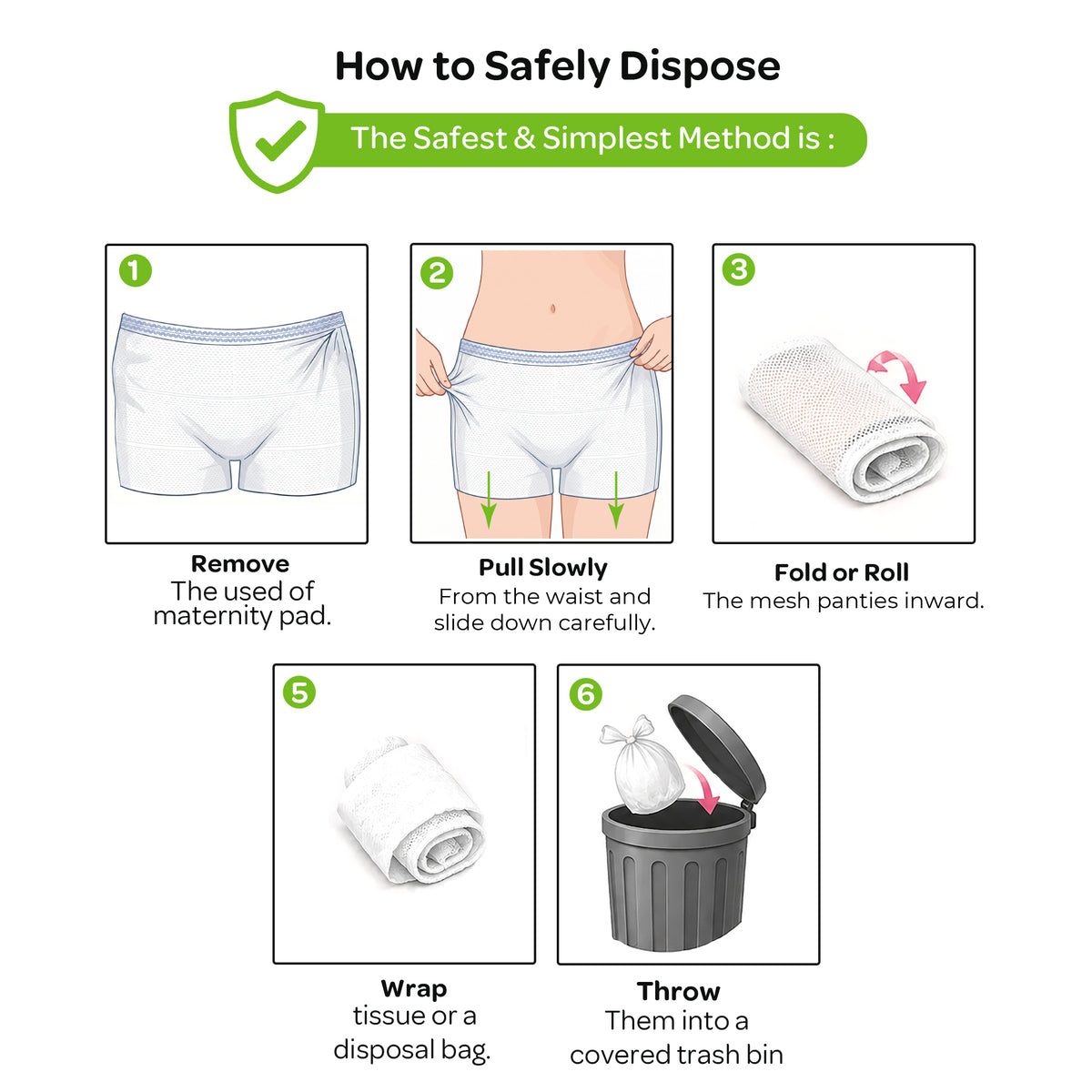 MOON Disposable Postpartum Mesh Panties