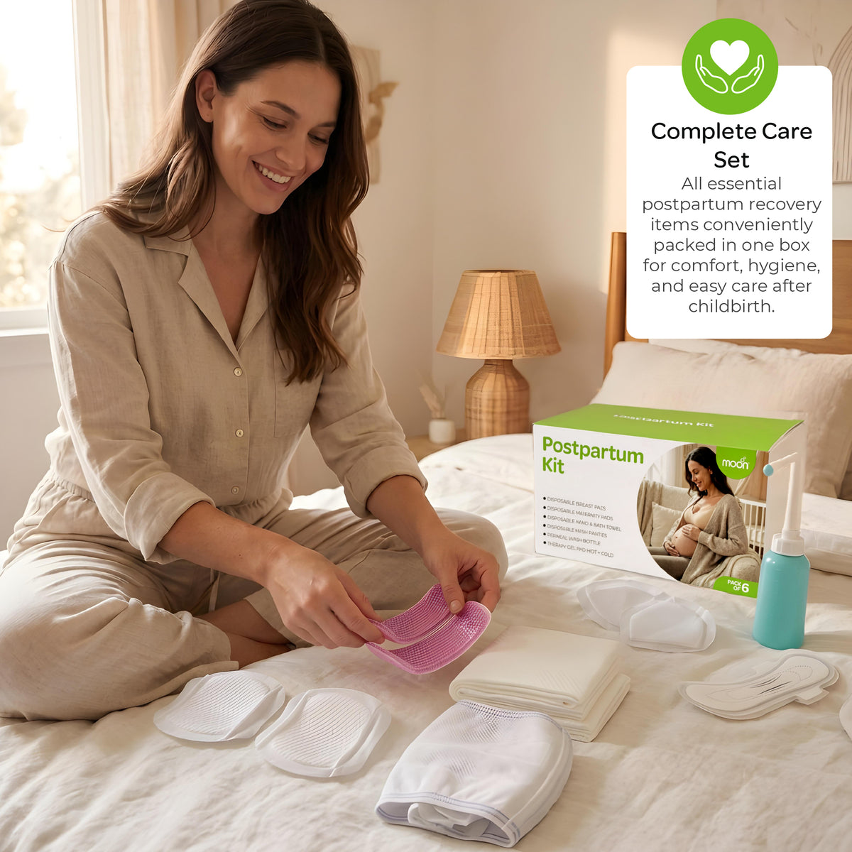 MOON Postpartum Recovery Kit | All-in-One Maternity Care Set for New Moms