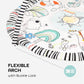 MOON Perky Playmat (Paradise Play) / MOON Organic Feeding Nursing Pillow (White, Organic Fabric) / MOON Soft Cloth Book (Animals)