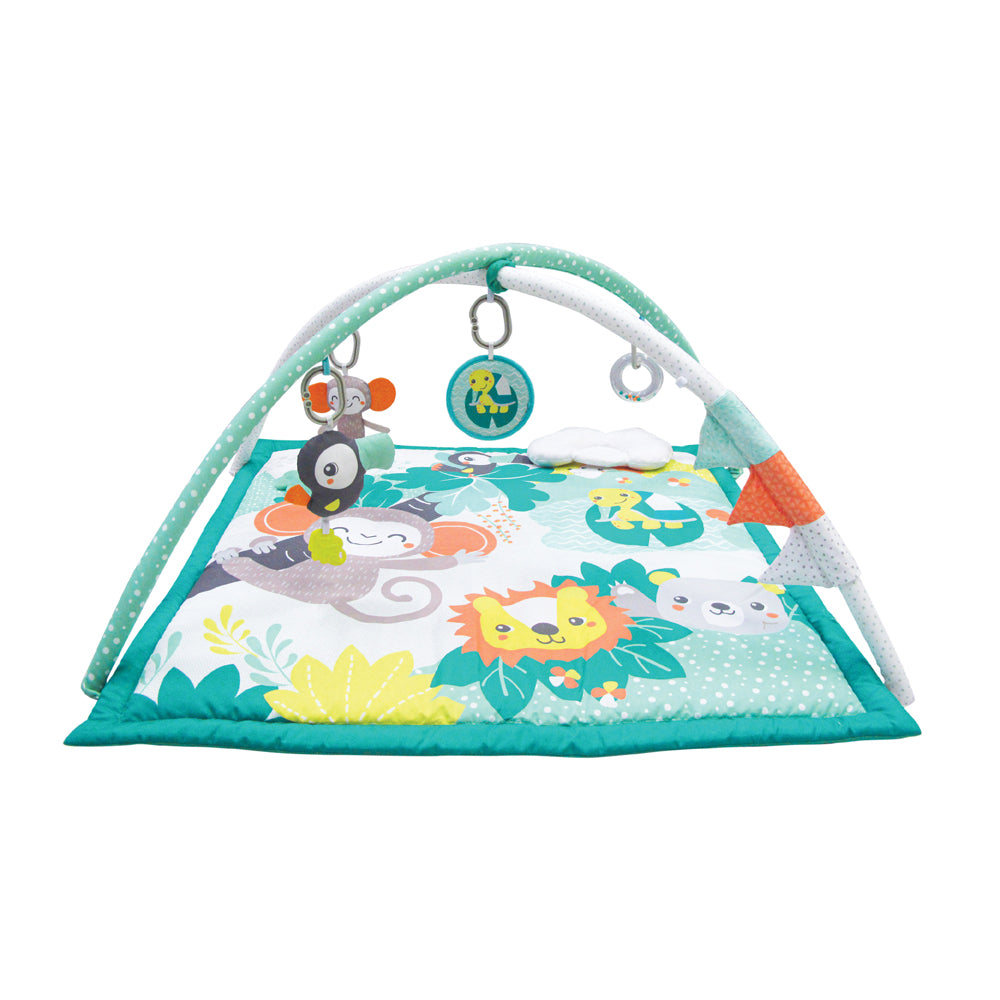 MOON Jungle friends mat with single arch, Om+, Baby playmat & Activity Gym
