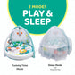 MOON a good night mat with single arch Om+, Baby playmat & Activity Gym