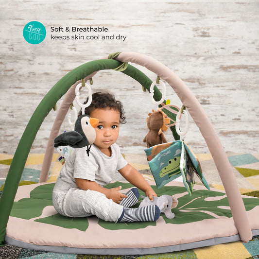 MOON Forest animal play mat- Beige