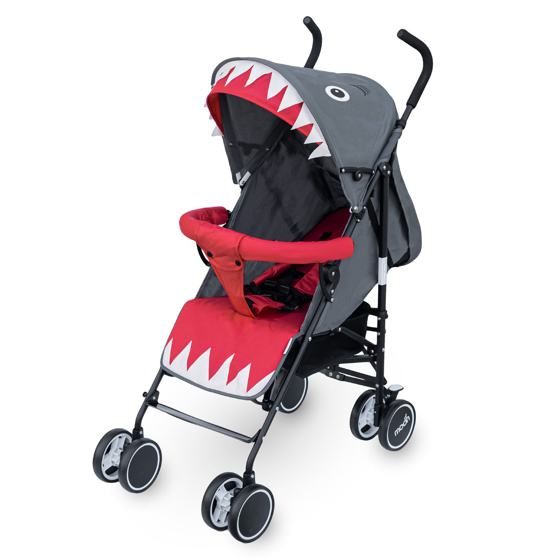 monkey umbrella stroller The Moon Brand Safari Baby Stroller – AnimalThemed Umbrella Stroller with Hood – Compact Lightest Stroller for Travel – Reclining, Storage Basket, Shoulder Strap – 0m + Up to 18 kg