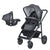 MOON Tres 3 in 1  Travel System-Black