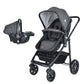 Tres 3-in-1 Travel System & Foldable Highchair Bundle