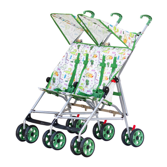 MOON Jet Plus Twin Buggy-Green