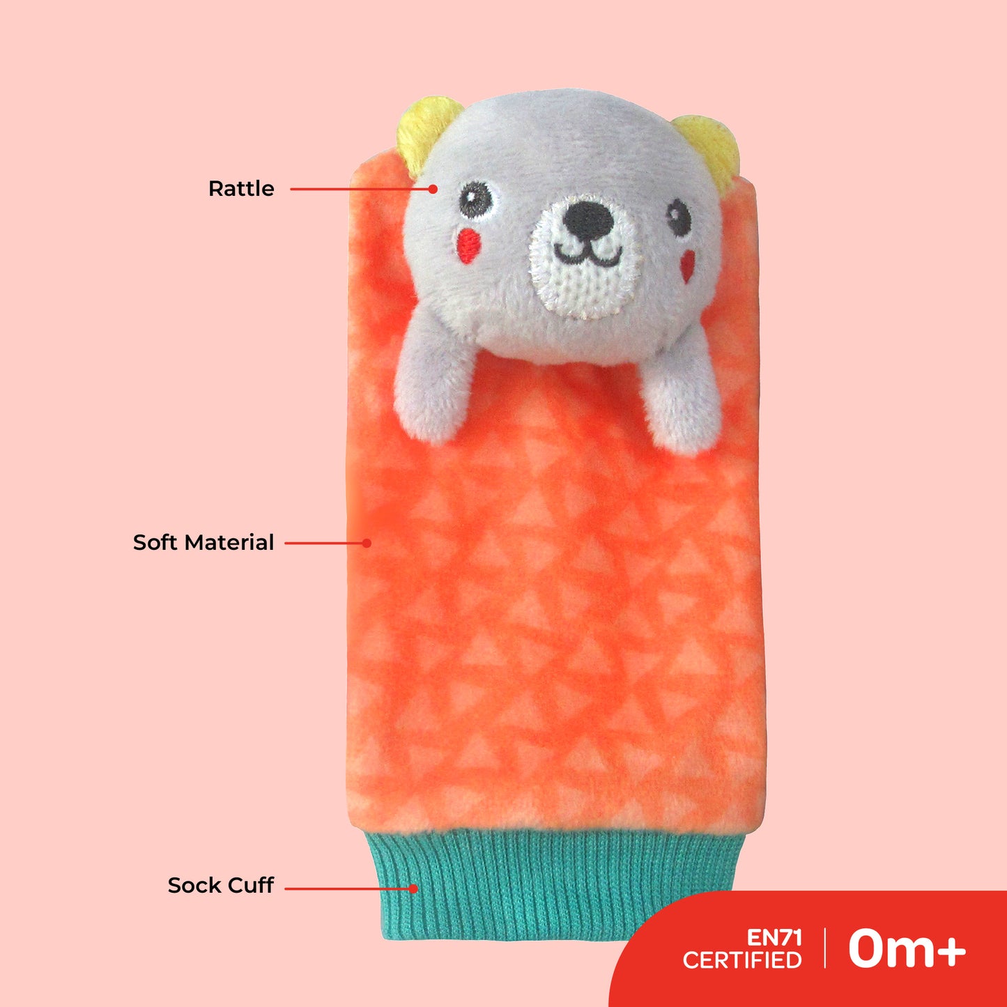MOON Tiny Tots Foot Rattle