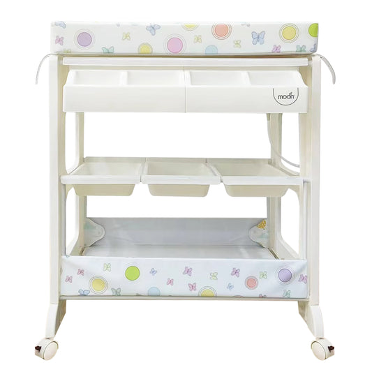 MOON Changing Station-Baby Elephants with Balloons (82 x 52 x 102 cm)