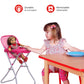 MOON Toy Doll Highchair-Pretend to play-Pink