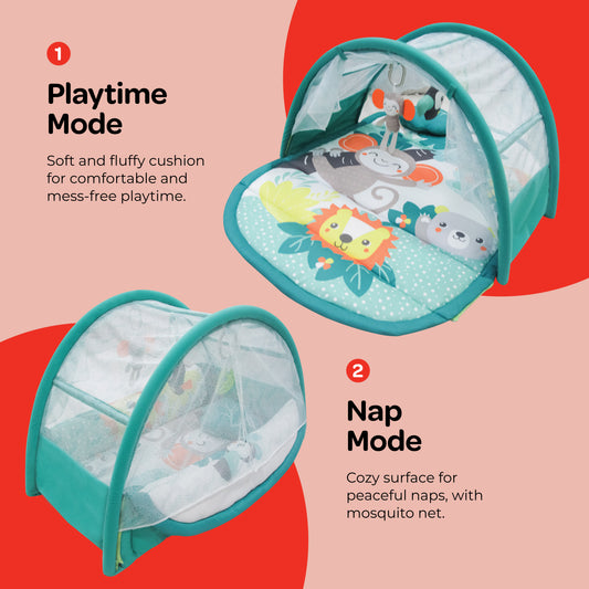 سجادة اللعب الأرضية MOON Nap n Play - أصدقاء الغابة