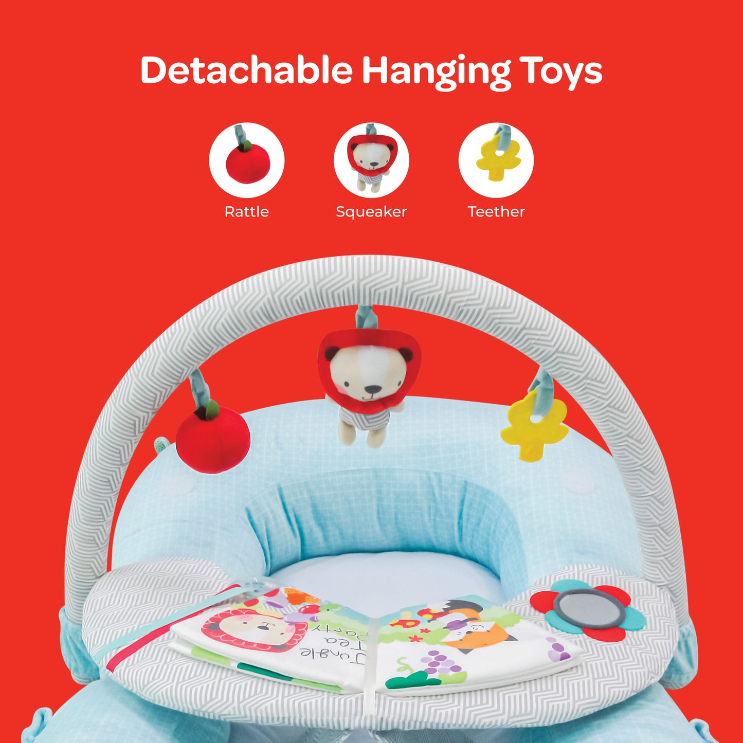 MOON Sit,Feed,Nap n Play -Blue